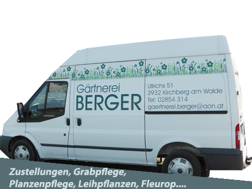 Gaertnerei Berger, Ullrichs, Waldviertel, Kirchberg am Wald - Ihr Spezialist für Pflanzen, Blumen und Floristik,